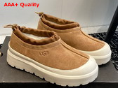 UGG Tasman Weather Hybrid in Chestnut and White Cap Replica