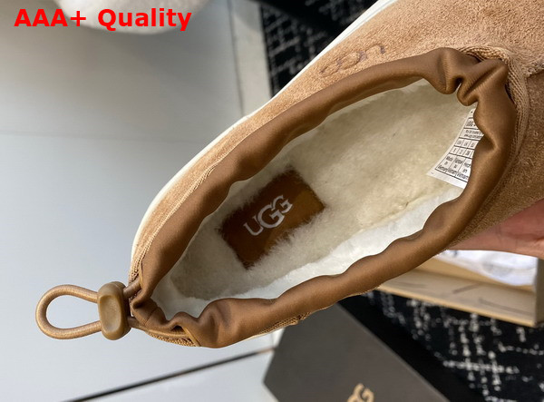 UGG Tasman Weather Hybrid in Chestnut and White Cap Replica