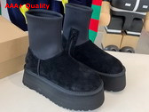 UGG Women Classic Dipper Boot in Black Replica