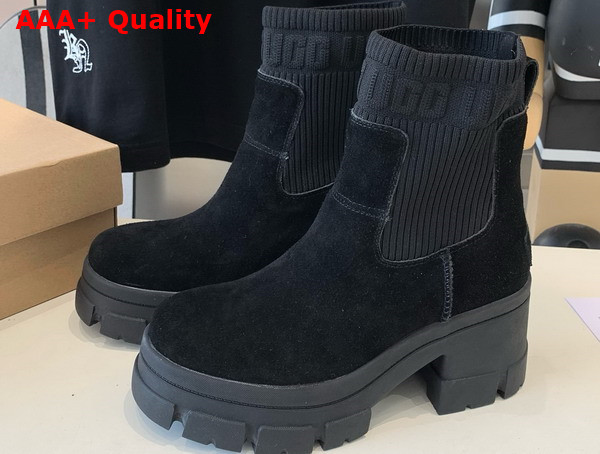 UGG Womens Brooklyn Chelsea Boot in Black Replica