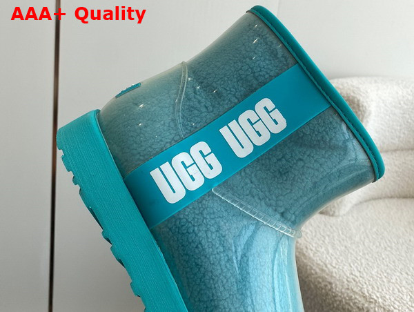 UGG Womens Classic Clear Mini Ankle Boot in Clear Water Replica