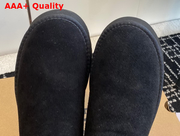 UGG Womens Classic Dipper Boot in Black Suede Replica