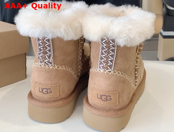 UGG Womens Classic Mini Alpine Boot in Chestnut Replica