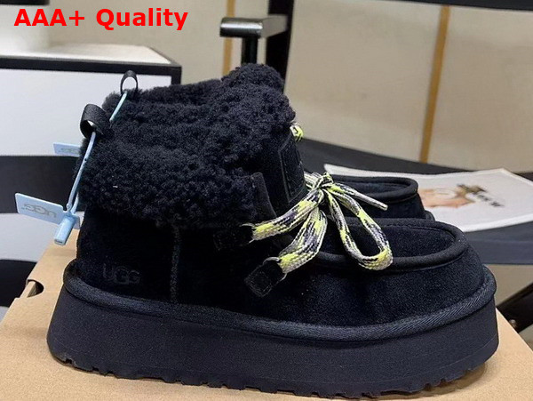 UGG Womens Funkarra Cabin Cuff Black Suede Replica