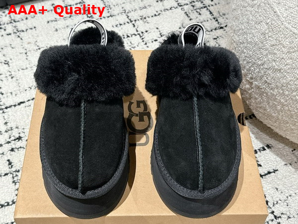 UGG Womens Funkette Slipper in Black Replica