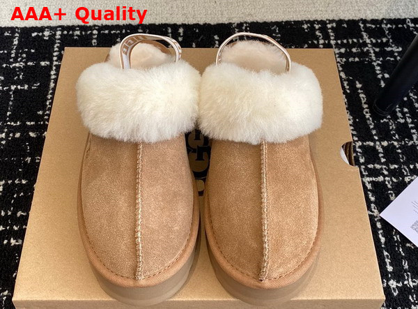 UGG Womens Funkette Slipper in Chestnut Suede Replica