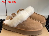 UGG Womens Funkette Slipper in Chestnut Suede Replica