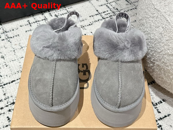 UGG Womens Funkette Slipper in Grey Replica