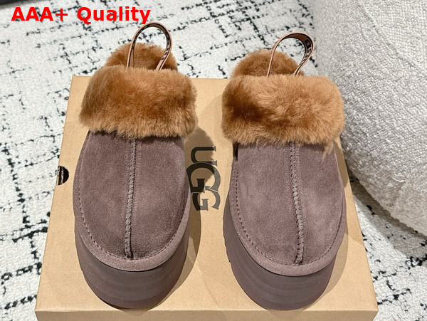 UGG Womens Funkette Slipper in Hickory Replica