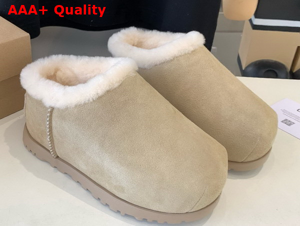 UGG Womens Pumped Slide in Mustard Seed Replica