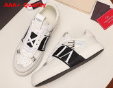 Valentino Calfskin VL7N Sneaker with Bands White and Black Replica