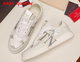 Valentino Calfskin VL7N Sneaker with Bands White and Ice Replica