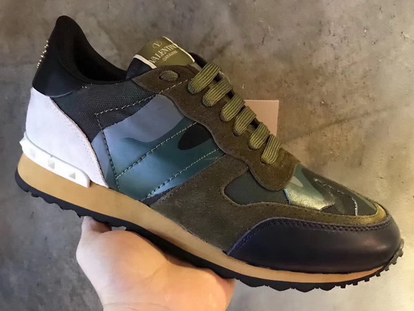 Valentino Camouflage Sneaker Military Green Replica