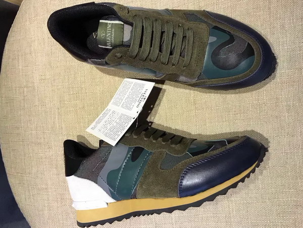 Valentino Camouflage Sneaker Military Green Replica