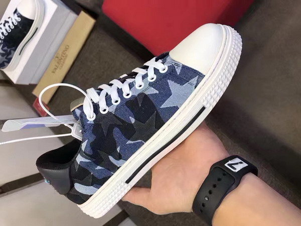 Valentino Camustars Sneaker in Dark Blue Camustars Nylon For Sale