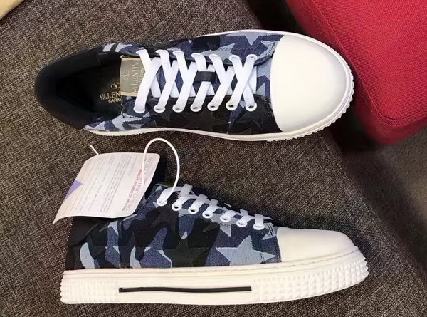 Valentino Camustars Sneaker in Dark Blue Camustars Nylon For Sale