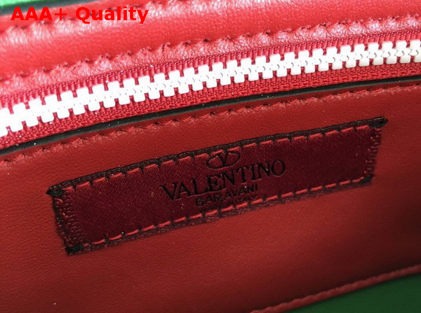 Valentino Free Rockstud Spike Belt Bag in Green Soft Lambskin Leather Replica