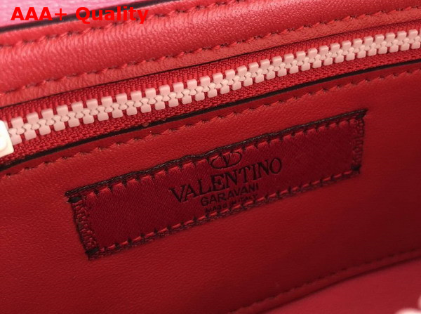 Valentino Free Rockstud Spike Belt Bag in Pink Soft Lambskin Leather Replica