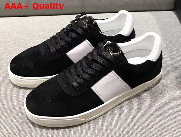 Valentino Garavani Flycrew Sneaker in Black Suede Replica