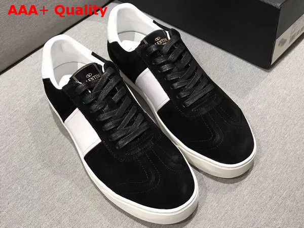 Valentino Garavani Flycrew Sneaker in Black Suede Replica