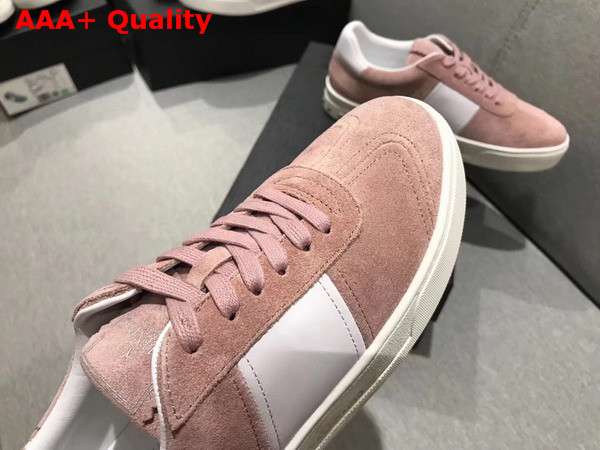 Valentino Garavani Flycrew Sneaker in Pink Suede Replica