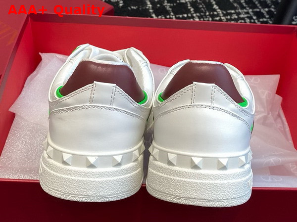 Valentino Garavani Freedots Low Top Sneaker in White Calfskin Replica