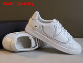 Valentino Garavani Leather Backnet Sneaker White Calfskin Replica