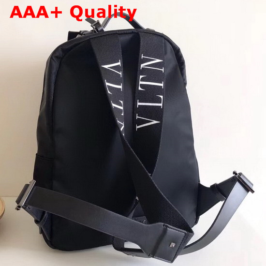 Valentino Garavani Nylon Backpack in Black Replica