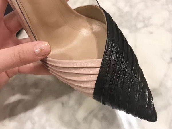 Valentino Garavani Pump in Multicolor Draped Goatskin Leather For Sale