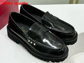 Valentino Garavani Rockstud Loafer in Black Calfskin Replica