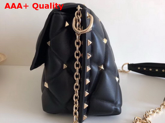 Valentino Garavani Small Candystud Crossbody Bag in Black Replica