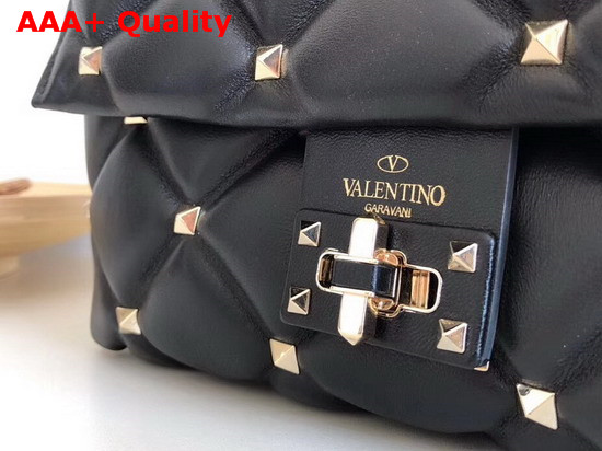 Valentino Garavani Small Candystud Crossbody Bag in Black Replica