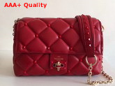 Valentino Garavani Small Candystud Crossbody Bag in Red Replica