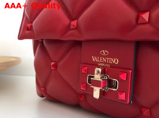 Valentino Garavani Small Candystud Crossbody Bag in Red Replica