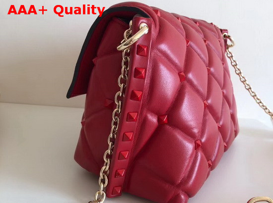 Valentino Garavani Small Candystud Crossbody Bag in Red Replica