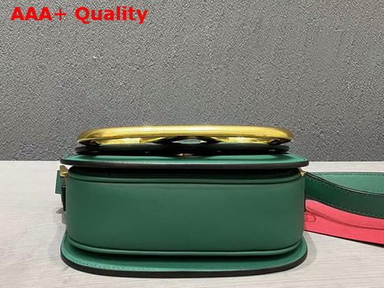 Valentino Garavani Small Supervee Calfskin Crossbody Bag in Green Replica