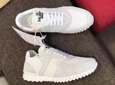 Valentino Garavani Soul AM Sneaker in Wite Fabric and Suede For Sale