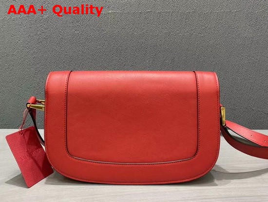 Valentino Garavani Supervee Calfskin Crossbody Bag in Rouge Pur Replica