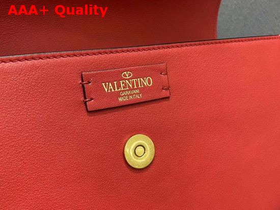 Valentino Garavani Supervee Calfskin Crossbody Bag in Rouge Pur Replica