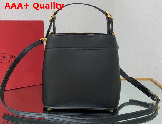 Valentino Garavani Supervee Calfskin Handbag in Black Replica