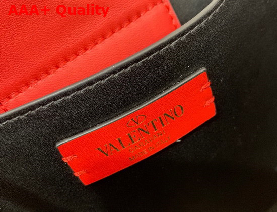 Valentino Garavani Supervee Calfskin Handbag in Red Replica