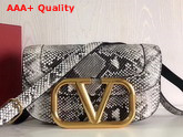 Valentino Garavani Supervee Crossbody Bag in Python Skin Replica