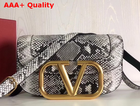 Valentino Garavani Supervee Crossbody Bag in Python Skin Replica