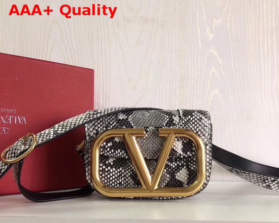 Valentino Garavani Supervee Small Crossbody Bag in Python Skin Replica