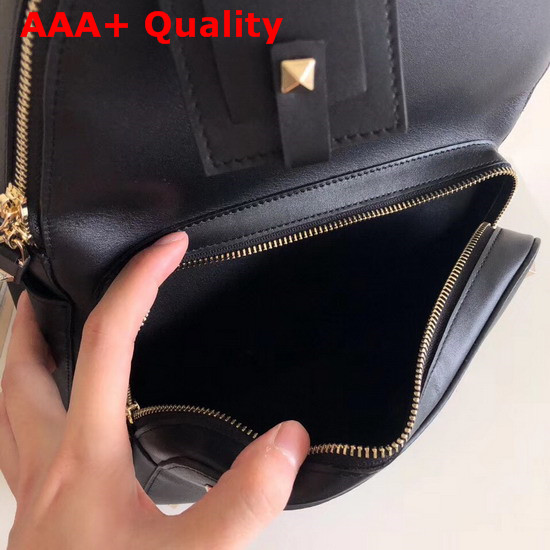 Valentino Garavani VLTN Backpack in Black Calfskin Replica