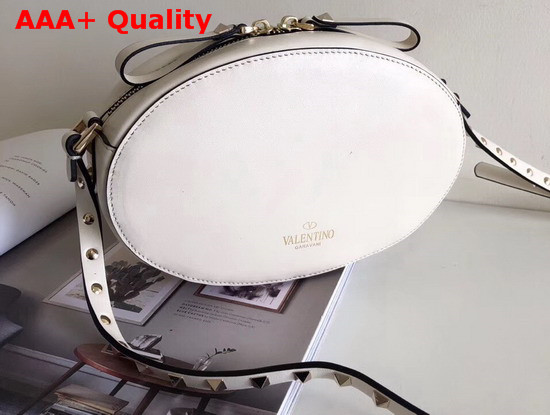 Valentino Garavani VLTN Crossbody Bag in White Calfskin Replica