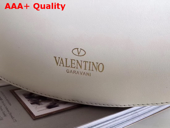 Valentino Garavani VLTN Crossbody Bag in White Calfskin Replica