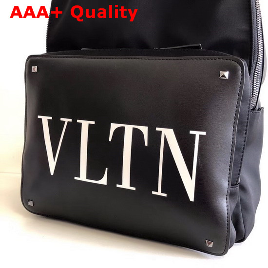 Valentino Garavani VLTN Nylon Backpack in Black Replica