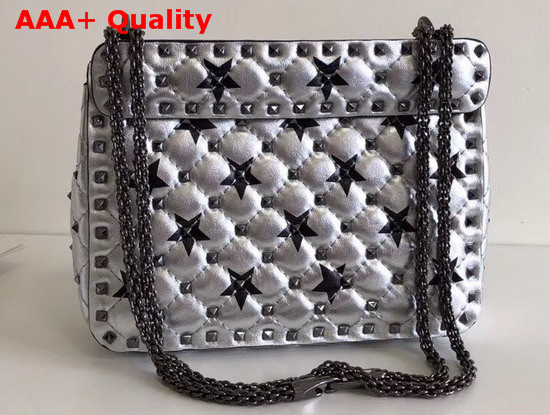 Valentino Medium Metallic Star Spike Bag Replica