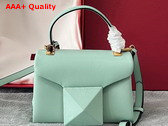 Valentino Mini One Stud Handbag in Mint Green Nappa Leather Replica